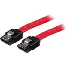 1.50 ft SATA Data Transfer Cable for Hard Drive, Expansion Card, Mounting Bracket, RAID Controller - First End: 1 x 7-pin SATA 3.0 - Male - Second End: 1 x 7-pin SATA 3.0 - Male - 6 Gbit/s - Red - 1 Each
