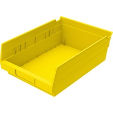 Shelf Bin, Grease/Oil Resistant, 8-3/8"x11-5/8"x4", Yellow