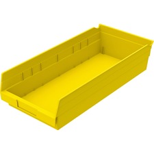 Shelf Bin, Grease/Oil Resistant, 8-3/8"x17-7/8"x4", Yellow