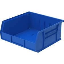 Bins, Unbreakable/Waterproof, 11"x10-7/8"x5", Blue