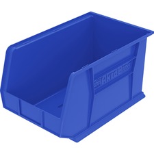 Bins, Unbreakable/Waterproof, 8-1/4"x18"x9", Blue