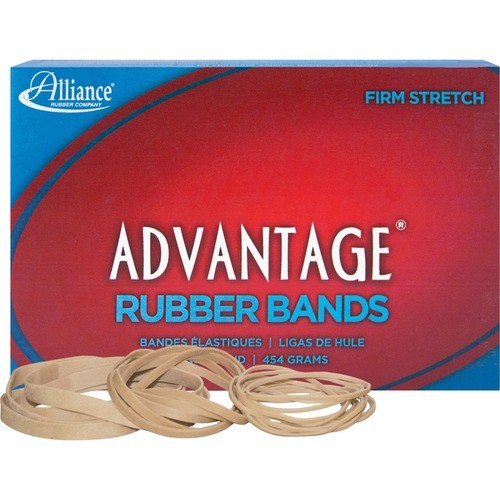 Rubber Bands, No 54, 1lb., Assorted Sizes, Natural