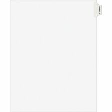 Index Dividers, "K", Side Tab, 8-1/2"x11", 25/PK, WE
