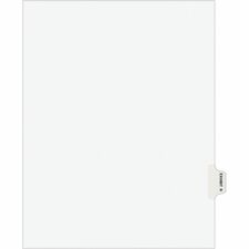 Index Dividers, "R", Side Tab, 8-1/2"x11", 25/PK, WE