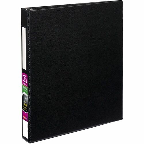 DURABLE NON-VIEW BINDER WITH DURAHINGE AND EZD RINGS, 3 RINGS, 1" CAPACITY, 11 X 8.5, BLACK, (8302)