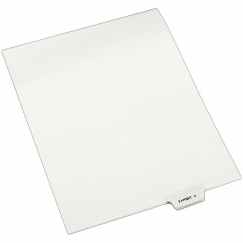 Avery-Style Preprinted Legal Bottom Tab Dividers, 26-Tab, Exhibit S, 11 x 8.5, White, 25/Pack