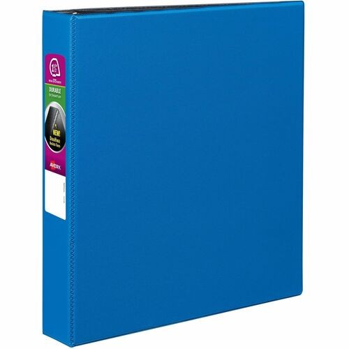 DURABLE NON-VIEW BINDER WITH DURAHINGE AND SLANT RINGS, 3 RINGS, 1.5" CAPACITY, 11 X 8.5, BLUE