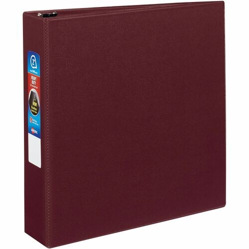 Binder, DuraHinge, 4 Pockets, 2" Cap, 8-1/2"x11", Maroon