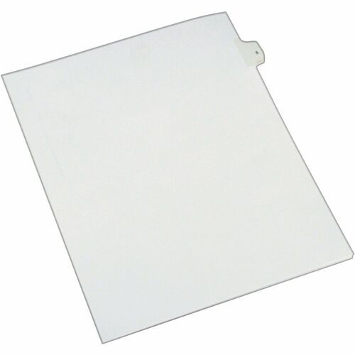 PREPRINTED LEGAL EXHIBIT SIDE TAB INDEX DIVIDERS, ALLSTATE STYLE, 10-TAB, 5, 11 X 8.5, WHITE, 25/PACK