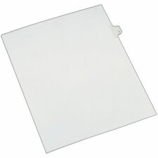 Index Dividers, Side Tab 7 - 1/25 Cut, 8-1/2"x11", 25/PK, WE