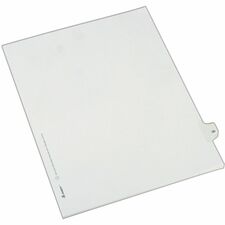 Index Dividers, Side Tab 30 - 1/25 Cut, 8-1/2"x11", 25/PK, WE