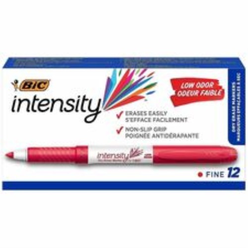 Markers, Dry-erase, Fine Point, Red