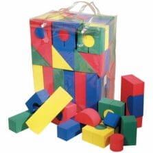 Activity Blocks, WonderFoam, w/Carry Bag, 68/ST, Assorted