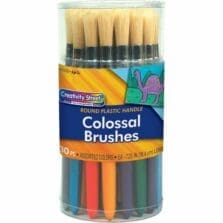 Brushes, Plastic, 7-1/4"L, 30/ST, Assorted