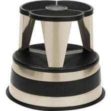 Step Stool, 350 lb Cap, 15-5/8"x15-5/8"x14", Beige