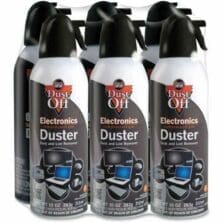 Compressed Gas Duster, 10 oz, 6/PK