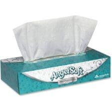 Facial Tissue, 2-Ply, Flat Box, 8-4/5"x7-3/5", 100/BX, White