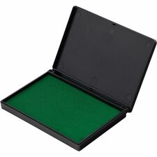 Foam Ink Pad, 2-3/4" x 4-1/4", Nontoxic, Reinkable, Green