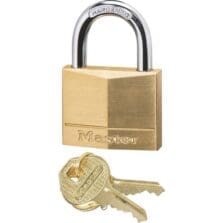 Solid Padlock, Corrosion Protection, Brass