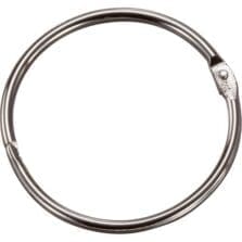 Book Rings, 2" Diameter, 50/BX, Silver
