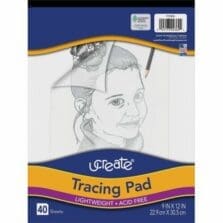 Tracing Pad, F/Sketches and Overlays, 9"x12", 40 Sheets, WE