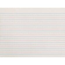 Newsprint w/Broken Midline, 5/8"Rule, 10-1/2"x8", 500/PK, WE