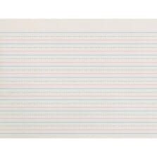 Newsprint w/Broken Midline, 1/2"Rule, 10-1/2"x8", 500/PK, WE