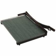 Paper Trimmer, 15"Cut Length, 13"x14-7/8"x3/4", Green