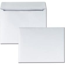 Booklet Envelope, Plain, 28Lb, 9"x12", 250/BX, White