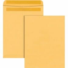Redi-Seal Envelope, Plain, 28Lb, 12"x15-1/2", 100/BX, Kraft