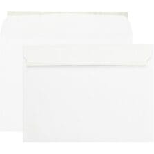 Booklet Envelopes, Plain, 28lb Stock, 9"x12", 100/BX, White