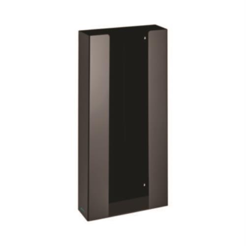 Acrylic Glove Dispenser, Quad Box Capacity, 10.2 x 3.5 x 21.1, Black