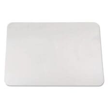 KrystalView Desk Pad with Antimicrobial Protection, Glossy Finish, 24 x 19, Clear