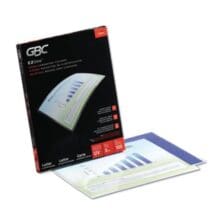 EZUSE THERMAL LAMINATING POUCHES, 3 MIL, 9" X 11.5", GLOSS CLEAR, 100/BOX