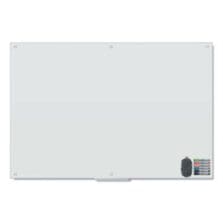 Magnetic Glass Dry Erase Board Value Pack, 72" x 48" (Actual Size: 70" x 47"), Frosted White Surface