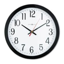 GALLERY WALL CLOCK, 16" OVERALL DIAMETER, BLACK CASE, 1 AA (SOLD SEPARATELY)