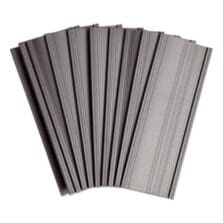 MAGNETIC CARD HOLDERS, 6 X 2, BLACK, 10/PACK