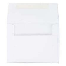 GREETING CARD/INVITATION ENVELOPE, A-2, SQUARE FLAP, GUMMED CLOSURE, 4.38 X 5.75, WHITE, 100/BOX