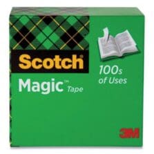 MAGIC TAPE REFILL, 3" CORE, 0.75" X 72 YDS, CLEAR