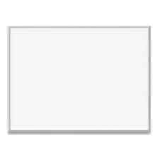 Magnetic Dry Erase Board with Aluminum Frame, 48" x 36" (Actual Size: 47" x 35"), White Surface, Satin Aluminum Frame