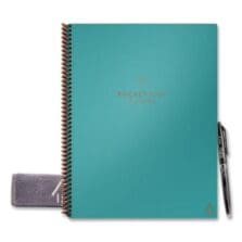 Fusion Smart Notebook, Seven Assorted Page Formats, Teal Cover, (21) 11" x 8.5" Sheets