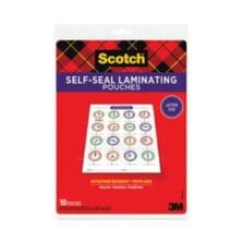 SELF-SEALING LAMINATING POUCHES, LETTER