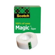 MAGIC TAPE REFILL, 1" CORE, 0.75" X 36 YDS, CLEAR