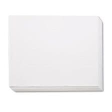 FOUR-PLY RAILROAD BOARD, 22 X 28, WHITE, 100/CARTON