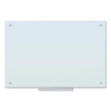 Glass Dry Erase Board, 36" x 24" (Actual Size: 35" x 23"), White Surface