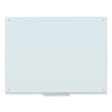 Glass Dry Erase Board, 48" x 36" (Actual Size: 47" x 35"), White Surface