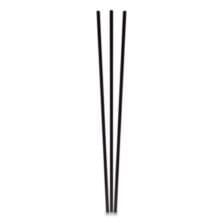 Unwrapped Round Stirrers, 7.75", Polypropylene, Black, 500/pack
