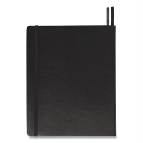 Flexible-Cover Business Journal, 1-Subject, Quadrille Rule, Black Cover, (128) 10 x 8 Sheets