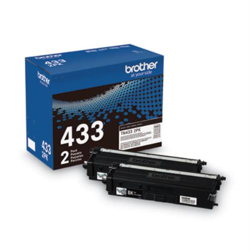 Brother MFC-L8610CDW,L8900CDW,HL-L8260CDW,L8360CDW,8360CDWT High Yield Black Toner Cartridge 2-Pack (4,500 Yield Each)