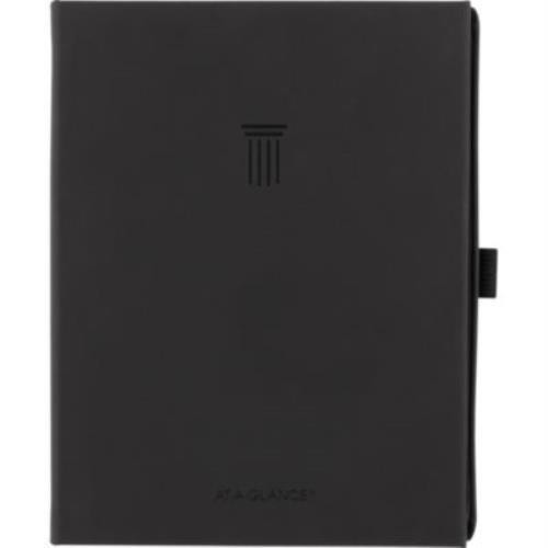 Foundation Undated Weekly/Monthly Planner, 8.5" x 6.75", Black Cover, 12-Month: Undated